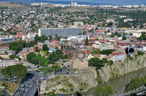 Панорама центра Тбилиси, Грузия . — стоковое фото