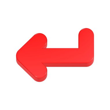 Sağ 3D görüntülemeyi gösteren kırmızı bir ok