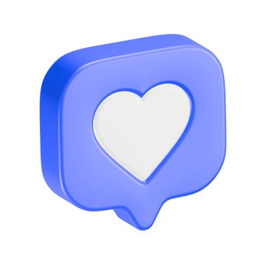 Üzerinde beyaz kalp olan mavi kalp şeklinde bir düğme.