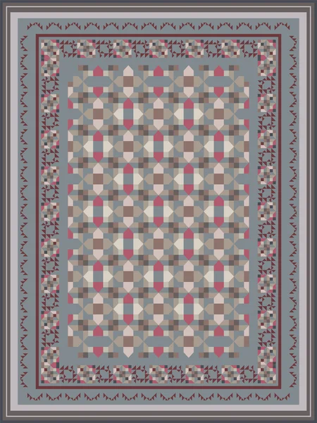 Tapis tons gris cendré Design — Image vectorielle