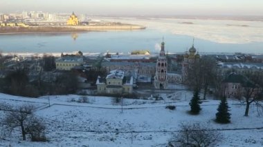Kış Nizhny Novgorod sabah
