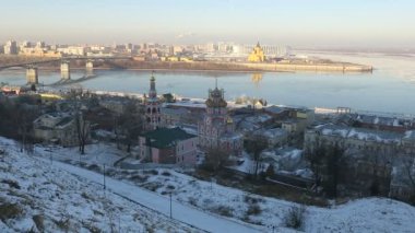 Kış Nizhny Novgorod sabah