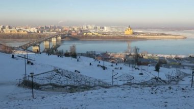 Kış Nizhny Novgorod sabah