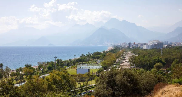 Strand Von Konyaalti Antalya Der Türkei — Stockfoto