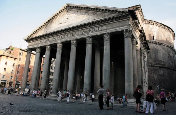 Roma Talya Haziran 2008 Tüm Tanrıların Tapınağı Panteon Dur Antik — Stok fotoğraf