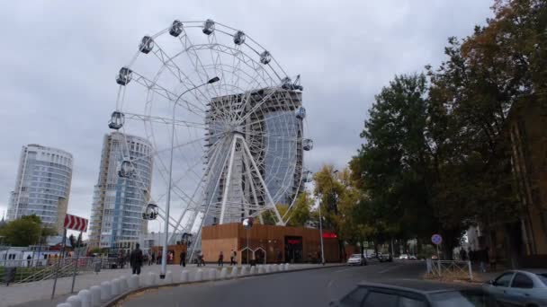 Nijni Novgorod Russie Septembre 2021 Nouvelle Grande Roue Nino Sur — Video