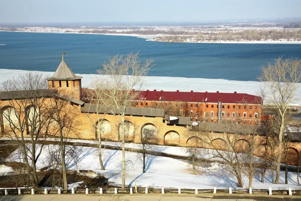 Frühling kremlin nizhny novgorod — Stockfoto