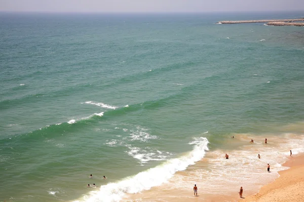 Atlantic ocean in Albufeira Algarve Portugal — Stock Photo, Image