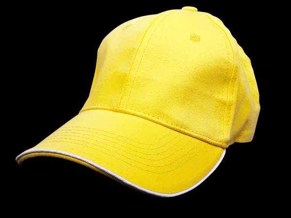 Casquette de baseball jaune — Photo