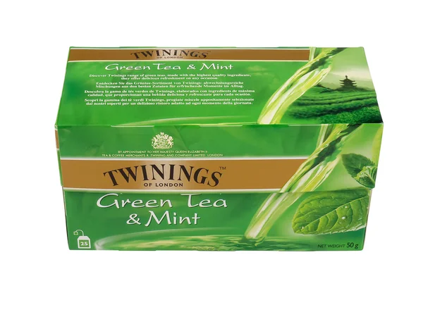 Gêmeos chá verde — Fotografia de Stock