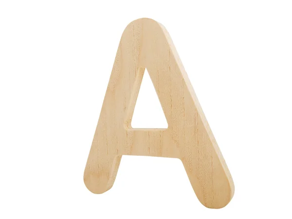 Wooden letter A — Stock Photo, Image