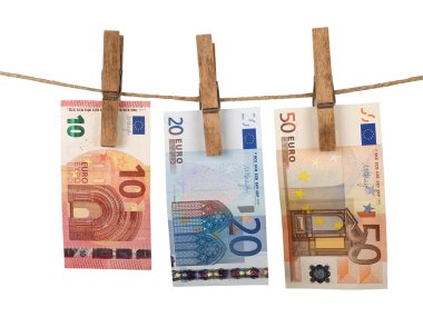 Euro clothesline üzerinde