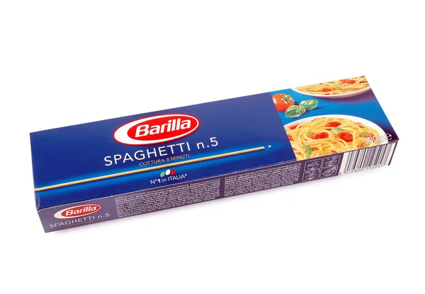 Barilla Spaghetti Box — Stockfoto