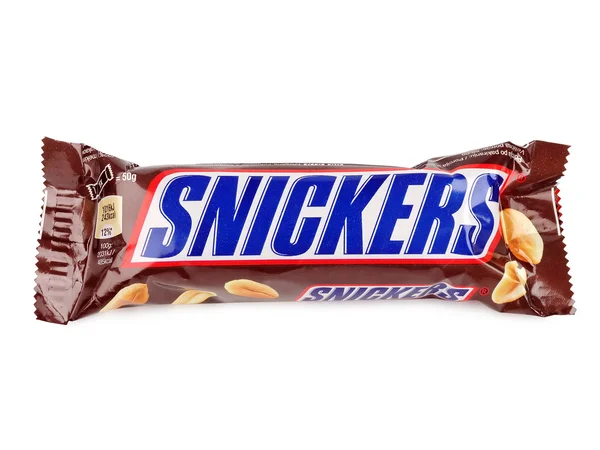 Snickers Schokoriegel — Stockfoto