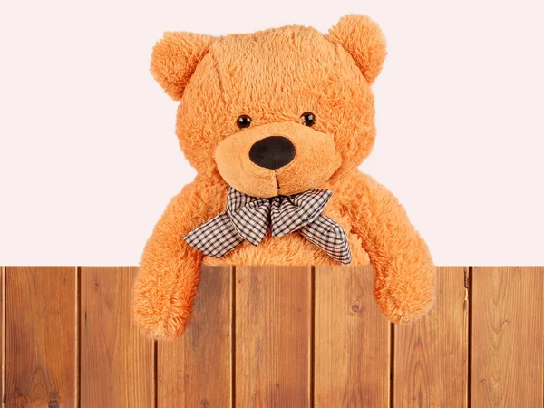 Fluffy plush teddy bear Stock Picture