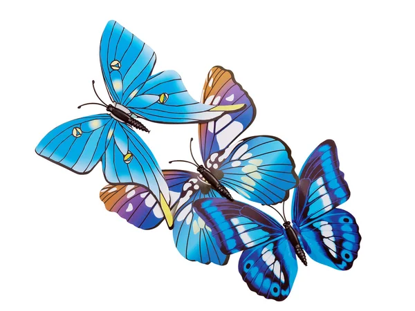 Butterflies wall stickers Royalty Free Stock Photos