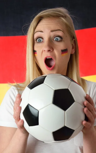 Fan de football allemand — Photo