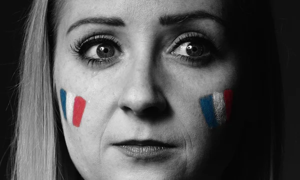 Pleurer les couleurs de la France — Photo