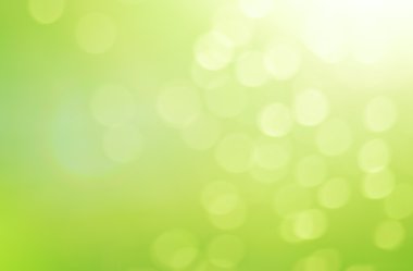 Yeşil soyut bulanık daireler