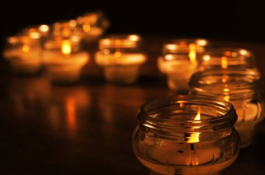 Candles for All Souls Day clipart