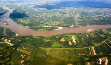 Polonya 'daki Vistula Nehri