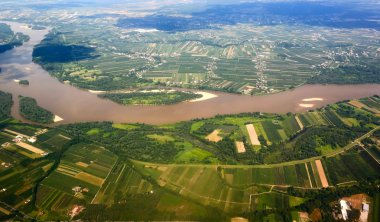 Vistula River in Poland clipart