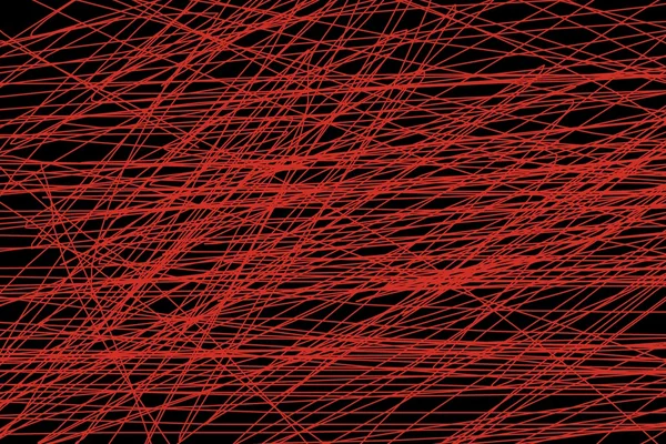 Linhas vermelhas no fundo preto . — Fotografia de Stock