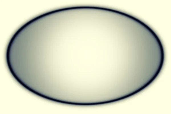 Oval cinza sobre fundo branco . — Fotografia de Stock