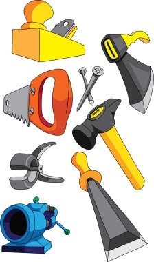 Çalışma ağaç için araçlar kümesi