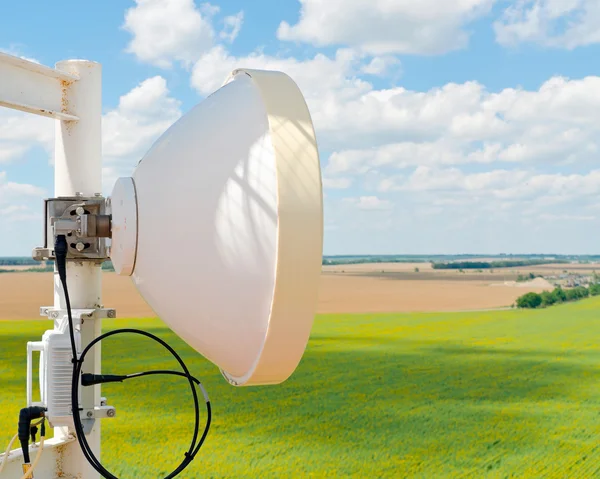 Cellular antennas, the view from a great height — Stock Photo, Image