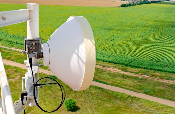 Cellular antennas, the view from a great height — Stock Photo, Image