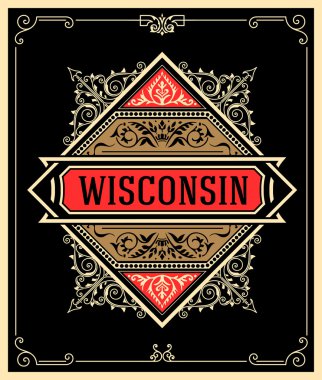 Barok kartı katmanlı vektör