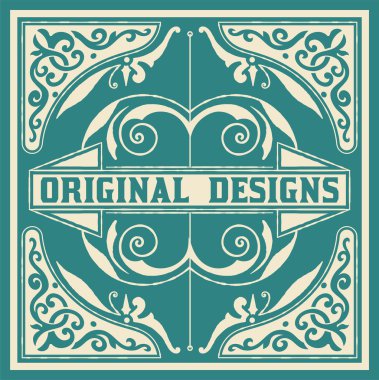 Çiçek bilgi ve süs Barok tasarım. Tüm öğeleri b