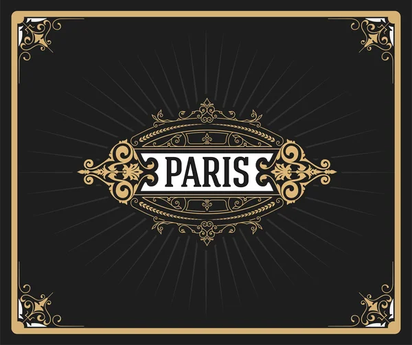 Art-deco rozeti ile çerçeve çiçek