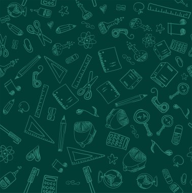 Sorunsuz okul arka plan. Katmanlı