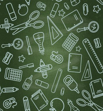 Sorunsuz okul arka plan. Katmanlı