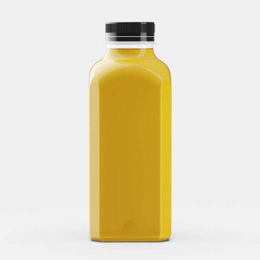 Kare Portakal Suyu Şişe Model