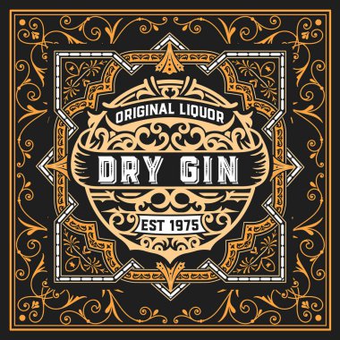 Gin tasarımı ile Eski Etiket