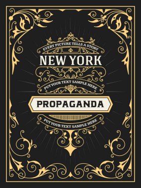 Klasik tarzlı Batı kartı