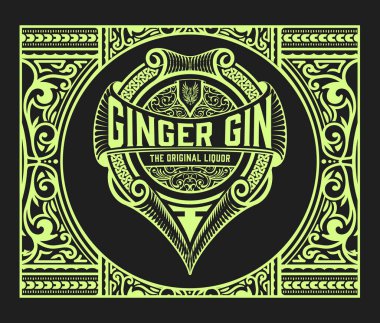 Gin tasarımı ile Eski Etiket