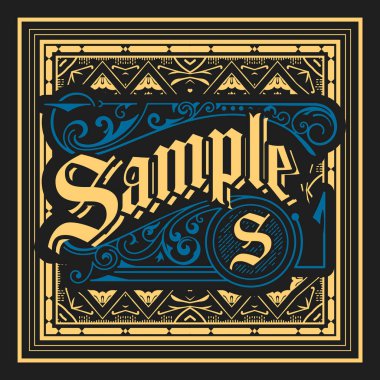 Klasik tarzlı Batı kartı