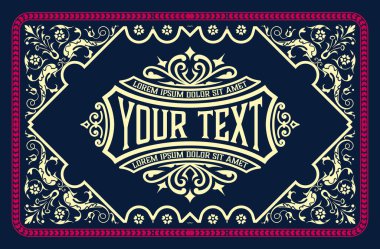 Klasik tarzlı Batı kartı