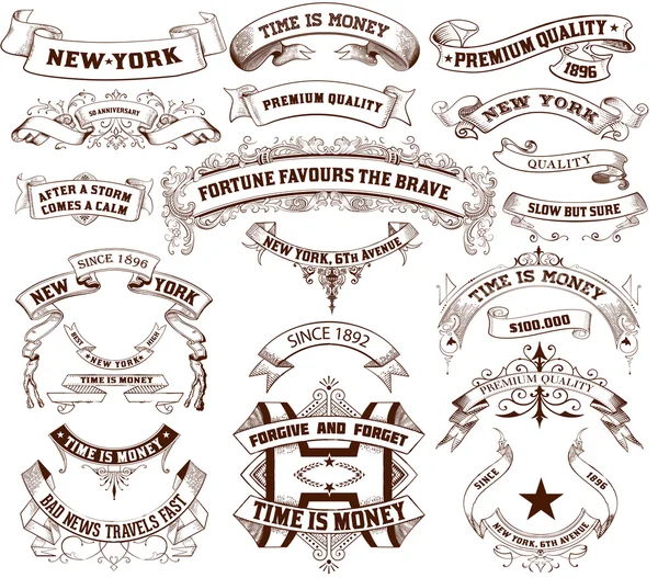 22 afiş ayarlayın. Vektör