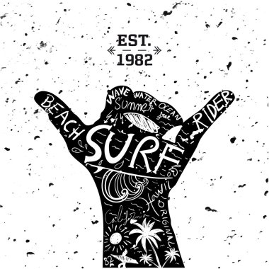 Surfing Design clipart