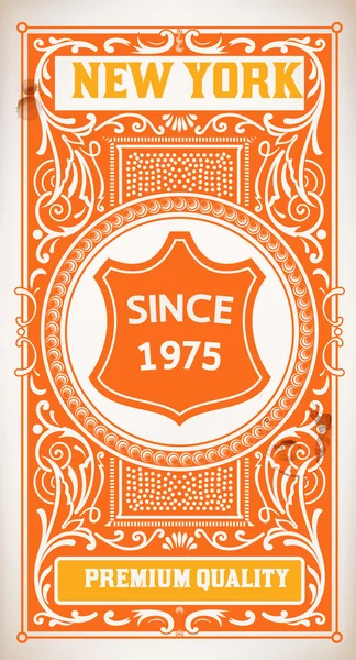 Diseño vintage . — Vector de stock