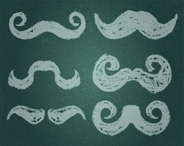 Moustache Set — Stock Vector