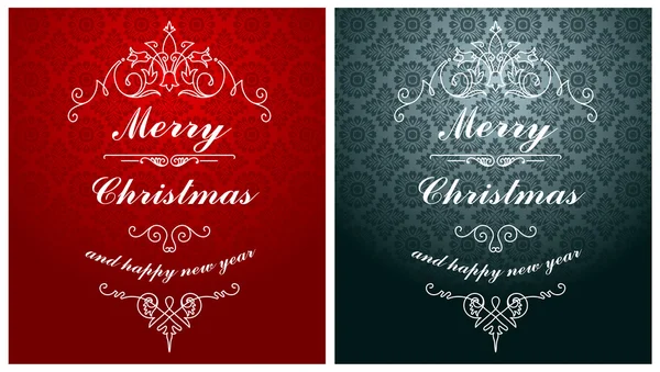 Christmas typographic label for Xmas — Stock Vector