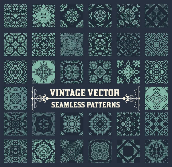 36 Seamless Patterns Background Collection - for design and scra — Stock Vector