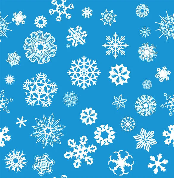 Snowflakes Seamless Background — Stock Photo, Image