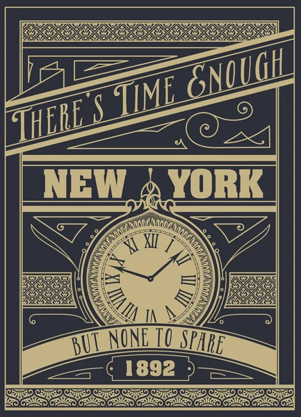 "There's time enough, but none to spare." — Stok Vektör